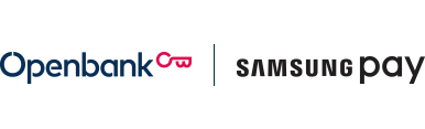 Openbank logos and Samsung Pay